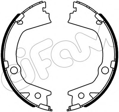 Тормозные колодки барабанные CIFAM 153-562