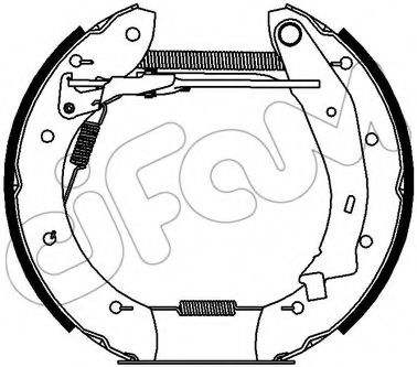 Тормозные колодки барабанные CIFAM 151-428