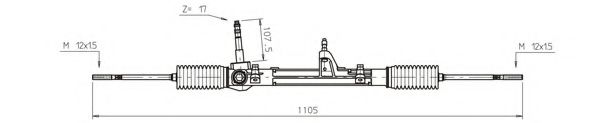 Рулевая рейка GENERAL RICAMBI FI4101