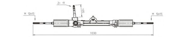 Рулевая рейка GENERAL RICAMBI FI4112