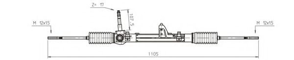 Рулевая рейка GENERAL RICAMBI FI4119