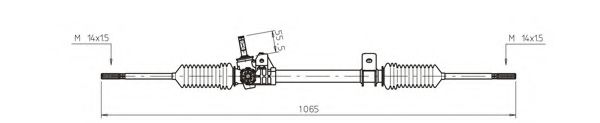 Рулевая рейка GENERAL RICAMBI RE4041