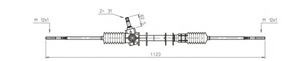Рулевая рейка GENERAL RICAMBI SK4002