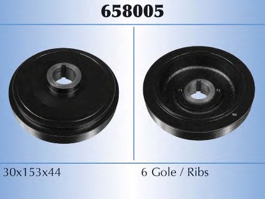 Шкив коленвала MALÒ 658005