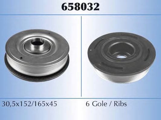 Шкив коленвала MALÒ 658032