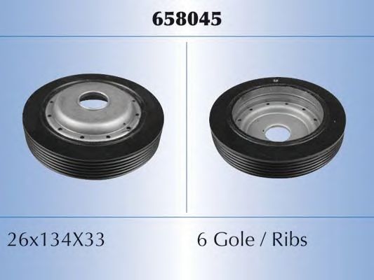 Шкив коленвала MALÒ 658045