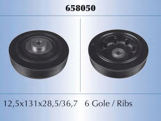 Шкив коленвала MALÒ 658050