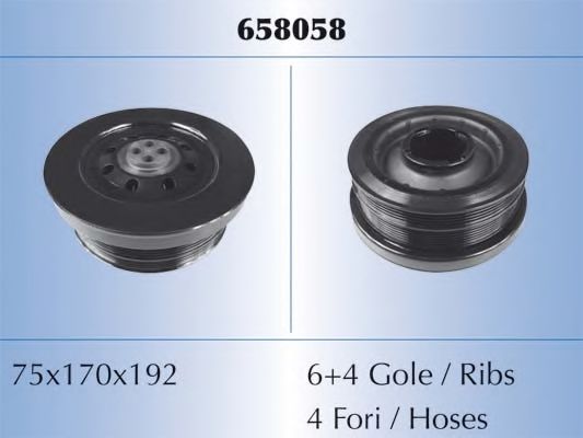 Шкив коленвала MALÒ 658058