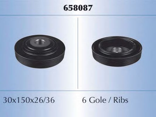 Шкив коленвала MALÒ 658087