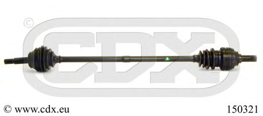 Полуось в сборе cdx 150321
