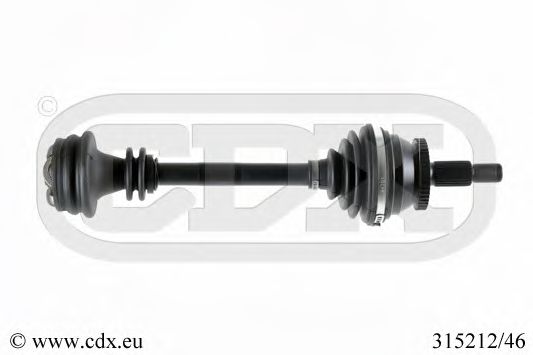 Полуось в сборе cdx 315212/46
