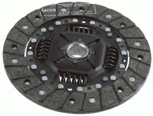 Диск сцепления SACHS 1878 078 901