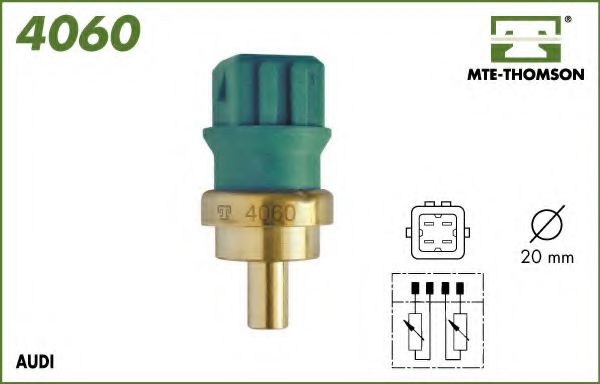 Датчик температуры охлаждающей жидкости MTE-THOMSON 4060