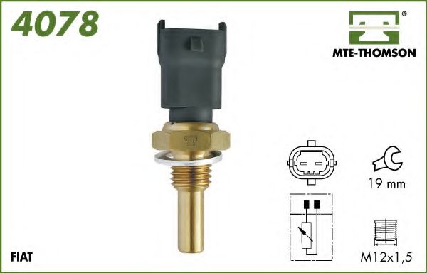 Датчик температуры охлаждающей жидкости MTE-THOMSON 4078
