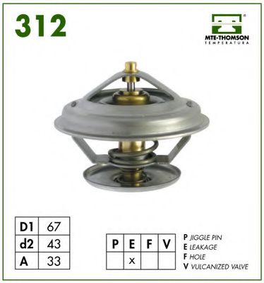 Термостат MTE-THOMSON 312.92 Термостат MTE-THOMSON 312.92