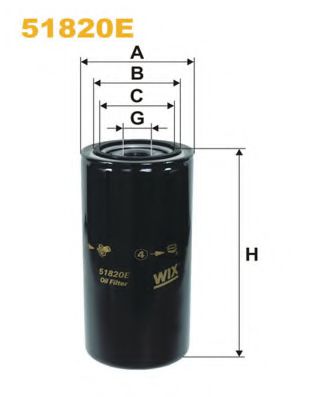 Масляный фильтр WIX 51820E