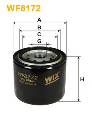 Топливный фильтр WIX WF8172