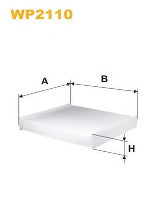 Фильтр салона WIX WP2110