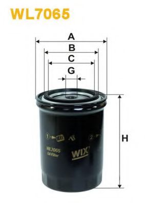 Масляный фильтр WIX WL7065