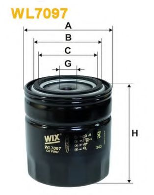 Масляный фильтр WIX WL7097