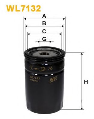 Масляный фильтр WIX WL7132