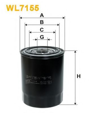 Масляный фильтр WIX WL7155