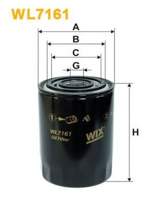 Масляный фильтр WIX WL7161