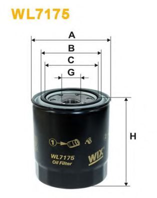 Масляный фильтр WIX WL7175