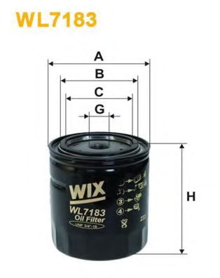 Масляный фильтр WIX WL7183
