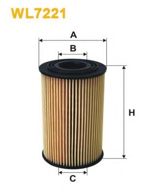 Масляный фильтр WIX WL7221