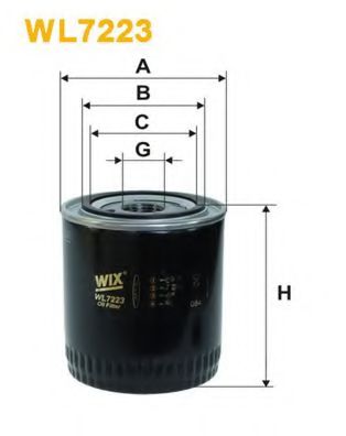 Масляный фильтр WIX WL7223