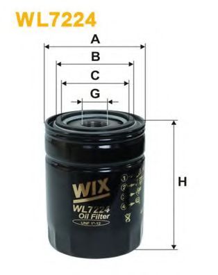Масляный фильтр WIX WL7224