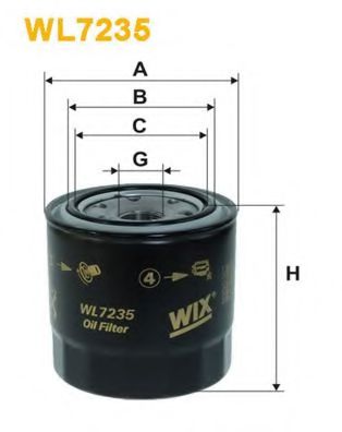 Масляный фильтр WIX WL7235