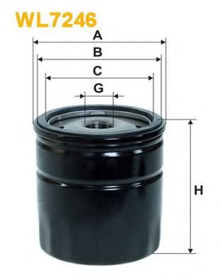 Масляный фильтр WIX WL7246