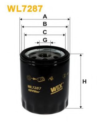 Масляный фильтр WIX WL7287