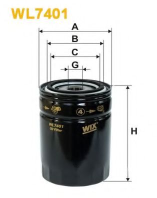 Масляный фильтр WIX WL7401