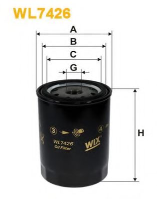 Масляный фильтр WIX WL7426
