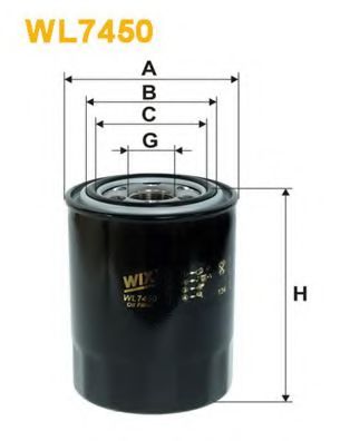Масляный фильтр WIX WL7450