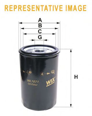 Масляный фильтр WIX WL7503