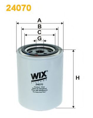 Фильтр для охлаждающей жидкости WIX 24070