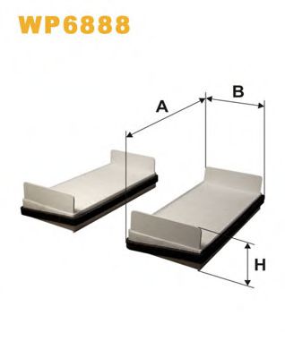 Фильтр салона WIX WP6888