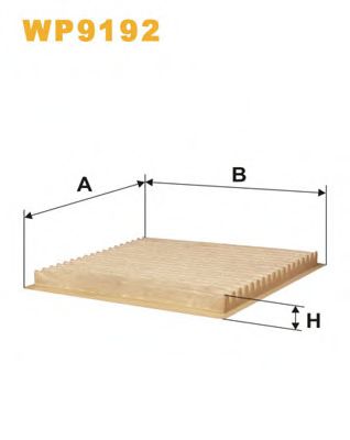 Фильтр салона WIX WP9192