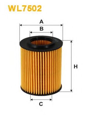 Масляный фильтр WIX WL7502