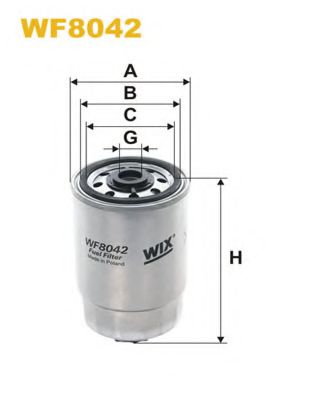 Топливный фильтр WIX WF8042