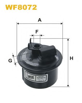 Топливный фильтр WIX WF8072
