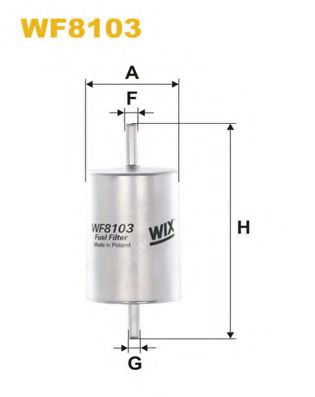 Топливный фильтр WIX WF8103