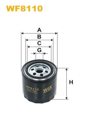 Топливный фильтр WIX WF8110