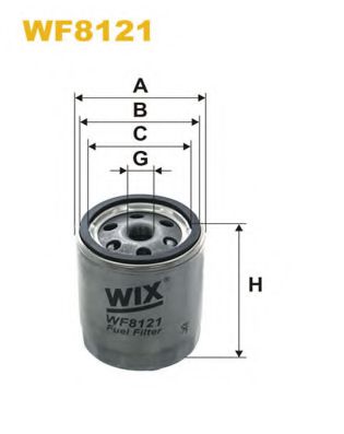 Топливный фильтр WIX WF8121