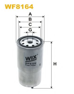 Топливный фильтр WIX WF8164