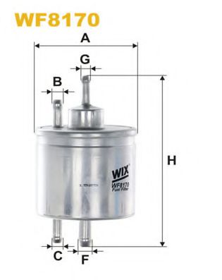 Топливный фильтр WIX WF8170